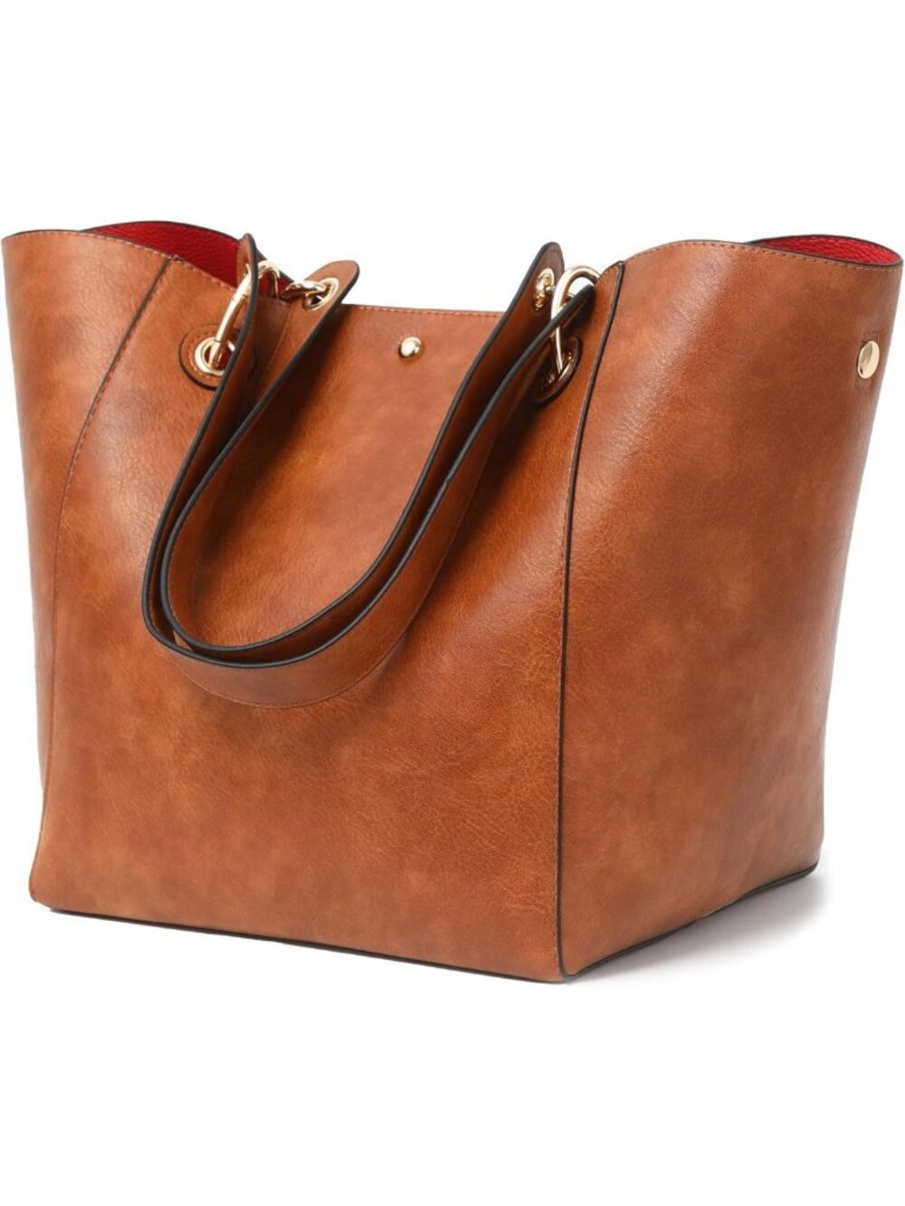 Spacious Women's Work Tote Bag - Stylish Big Bucket Handbag for Everyday Use